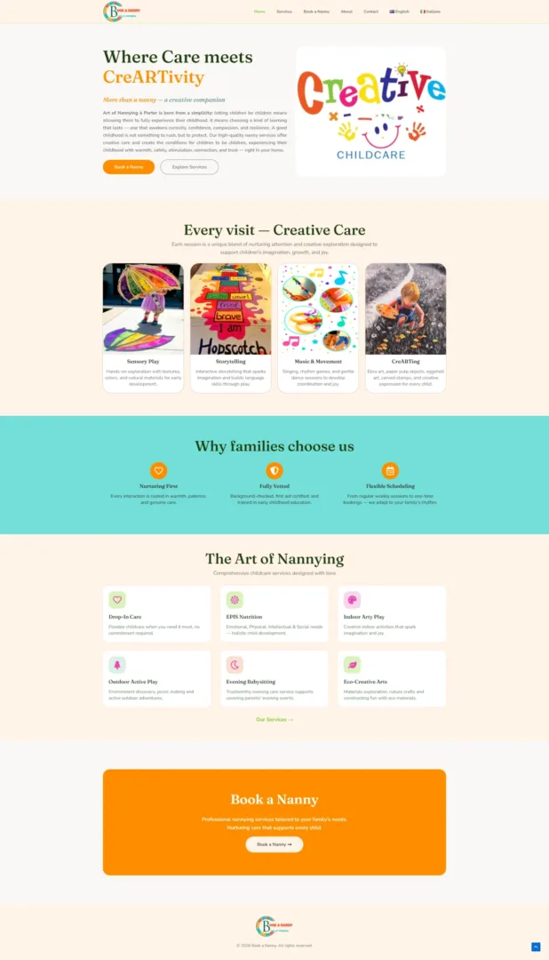 Creative Nanny & Childcare Services