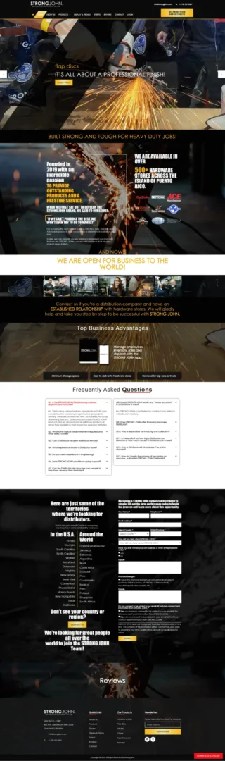 Hardware Tools Product & Distributor Website