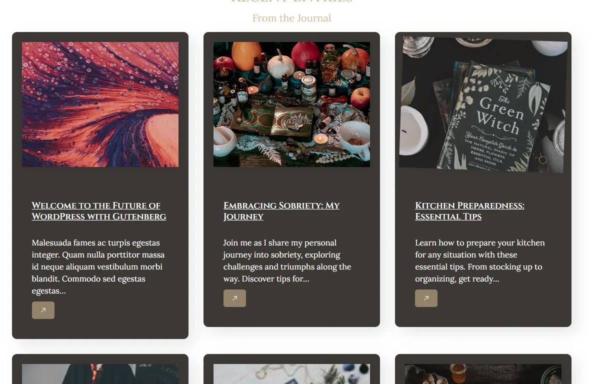 Recent Entries Section Design with Elementor (Blog Grid Guide)
