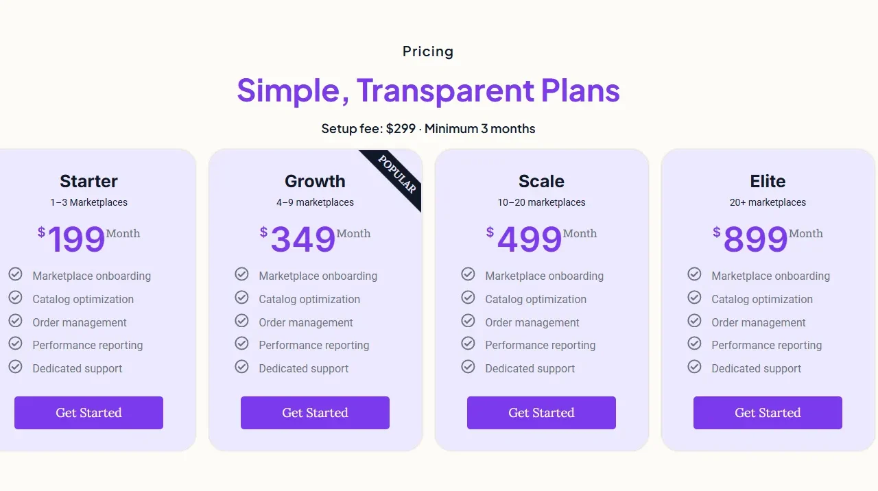 Pricing Section (Elementor) Design