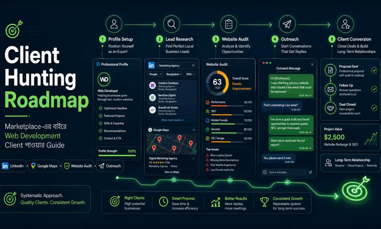 Client Hunting Roadmap for Web Developer