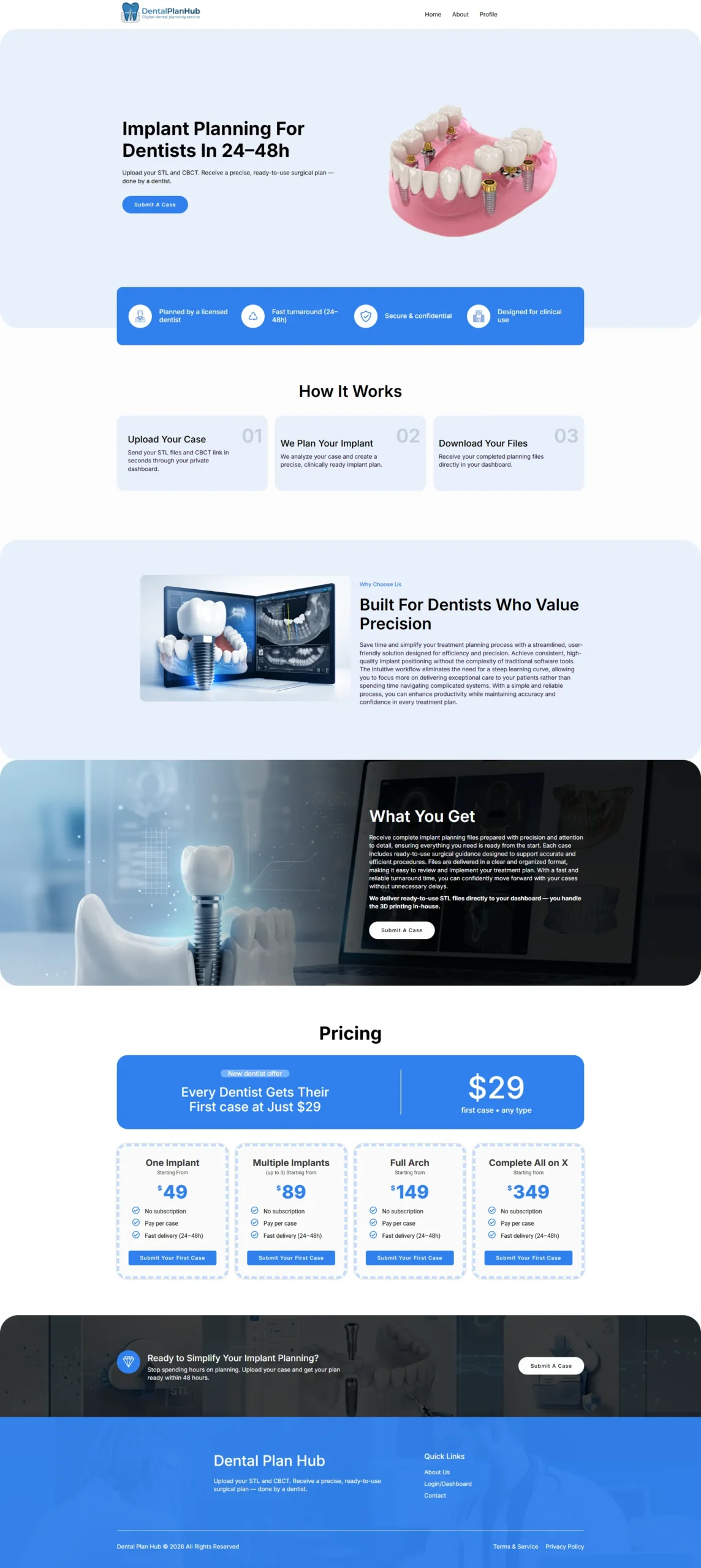 DentalPlanHub – WordPress MVP Development